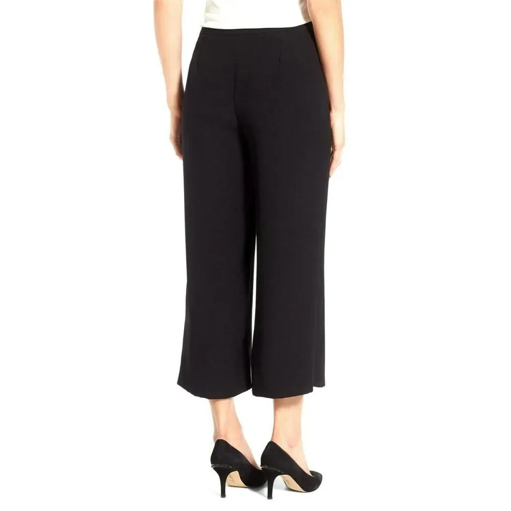 Vince Camuto Womens Pants size 16W new nwt $99 Black Wide Leg Zip Pocket Dress - Picture 4 of 11